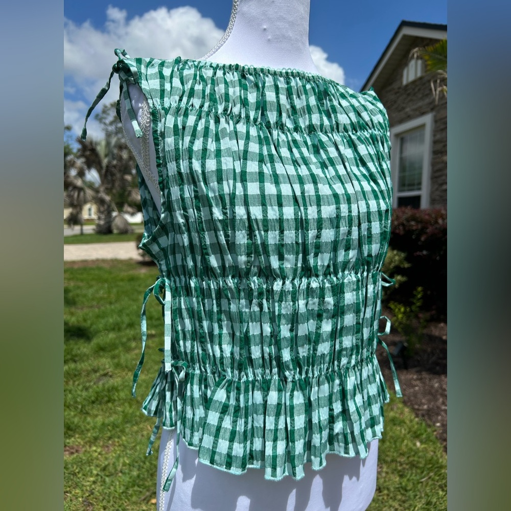 NWT🌷ASTR The Label Bianca Gingham Sleeveless Top